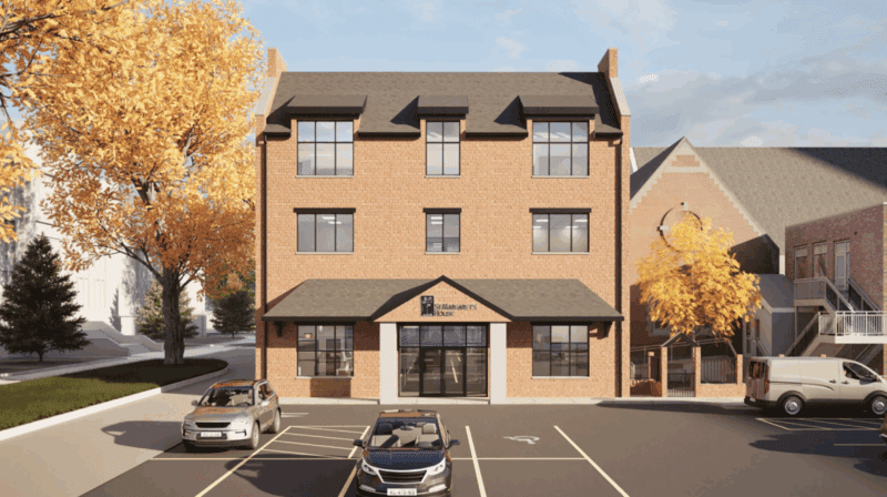 Artist's rendering of renovations at St. Margaret's House