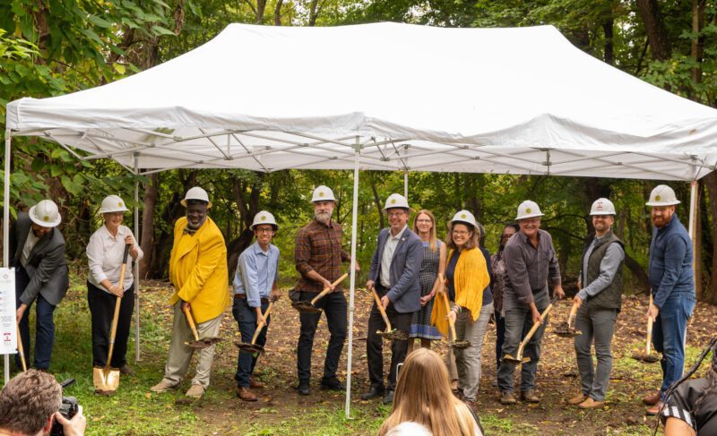 Community leaders break ground at New Day Intake Center