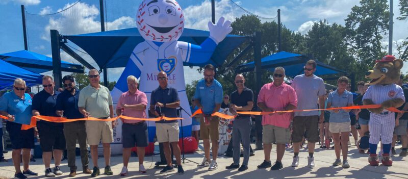 Ribbon cutting at Miracle League Field in Mishawaka