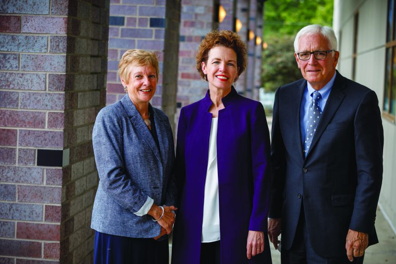 CASIE Center representatives, winners of the 2017 Leighton Award, with Rose Meissner