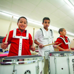 Youth drummers at South Bend's Kroc Center