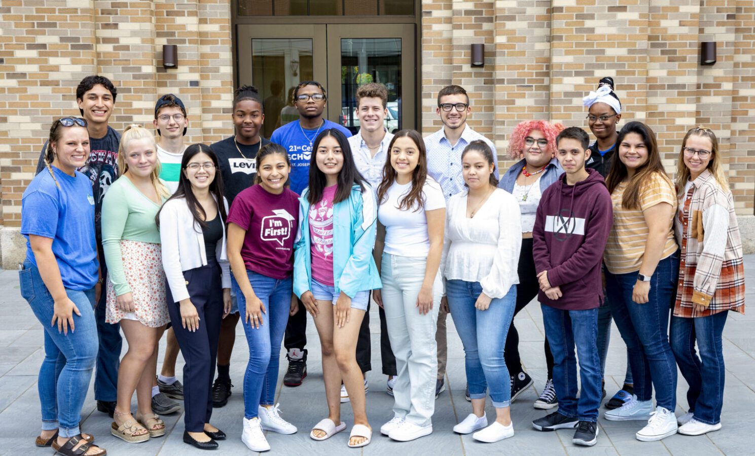 21st Century Fellows pose for a group picture
