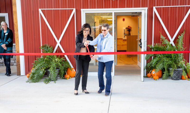 Ribbon cutting ceremony at Reins of Life